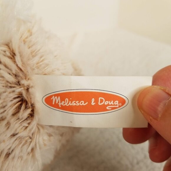 Melissa Doug Plush Bunny Rabbit 10" Lop Ear Stuffed Animal Light Brown All‎ Ages - Picture 7 of 8